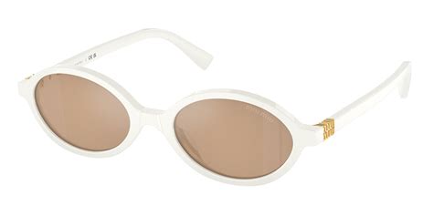 miu miu sonnenbrille weiss|Miu Miu.